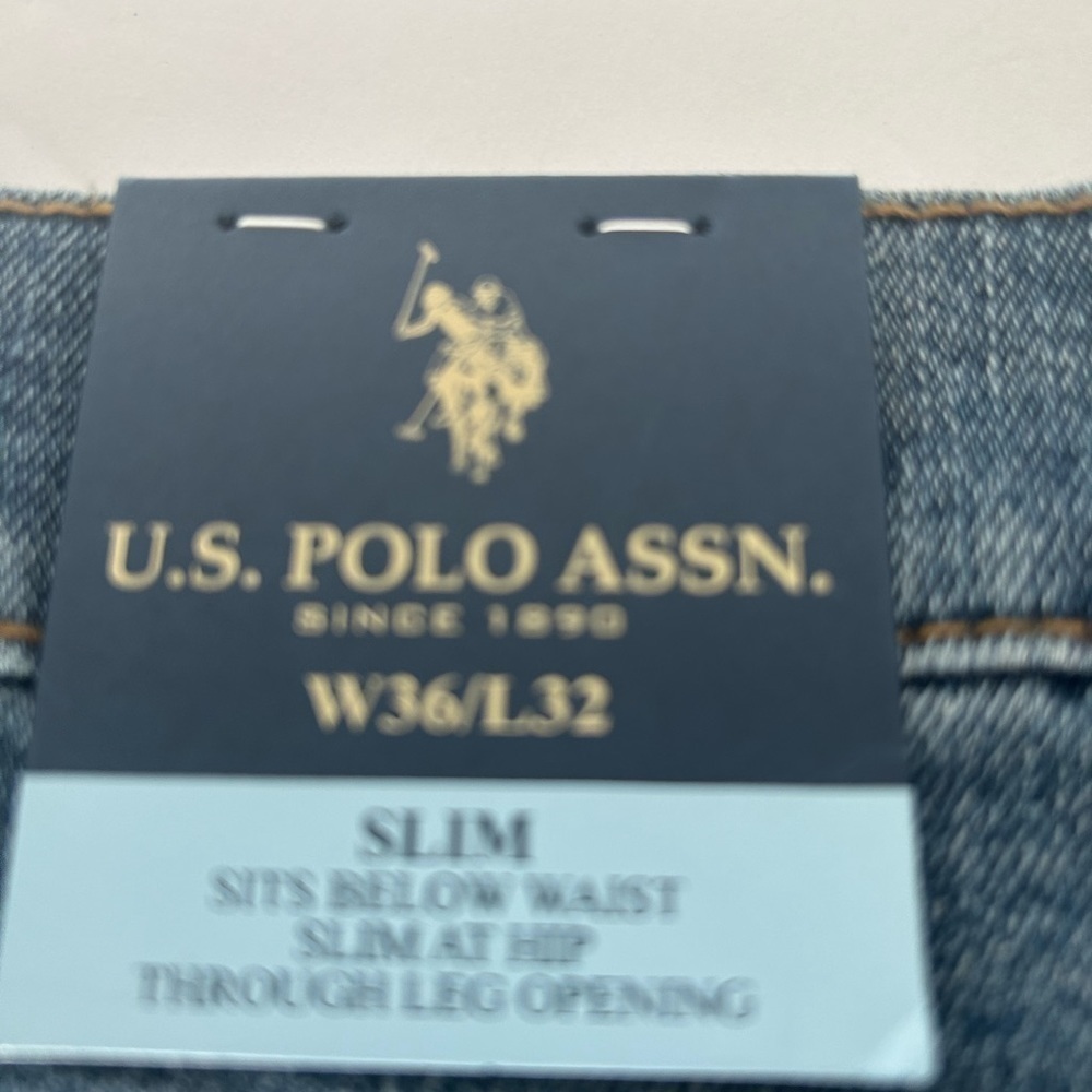 Men’s NWT US Polo Assn.Straight Leg Jeans Slim Fit - Picture 6 of 11